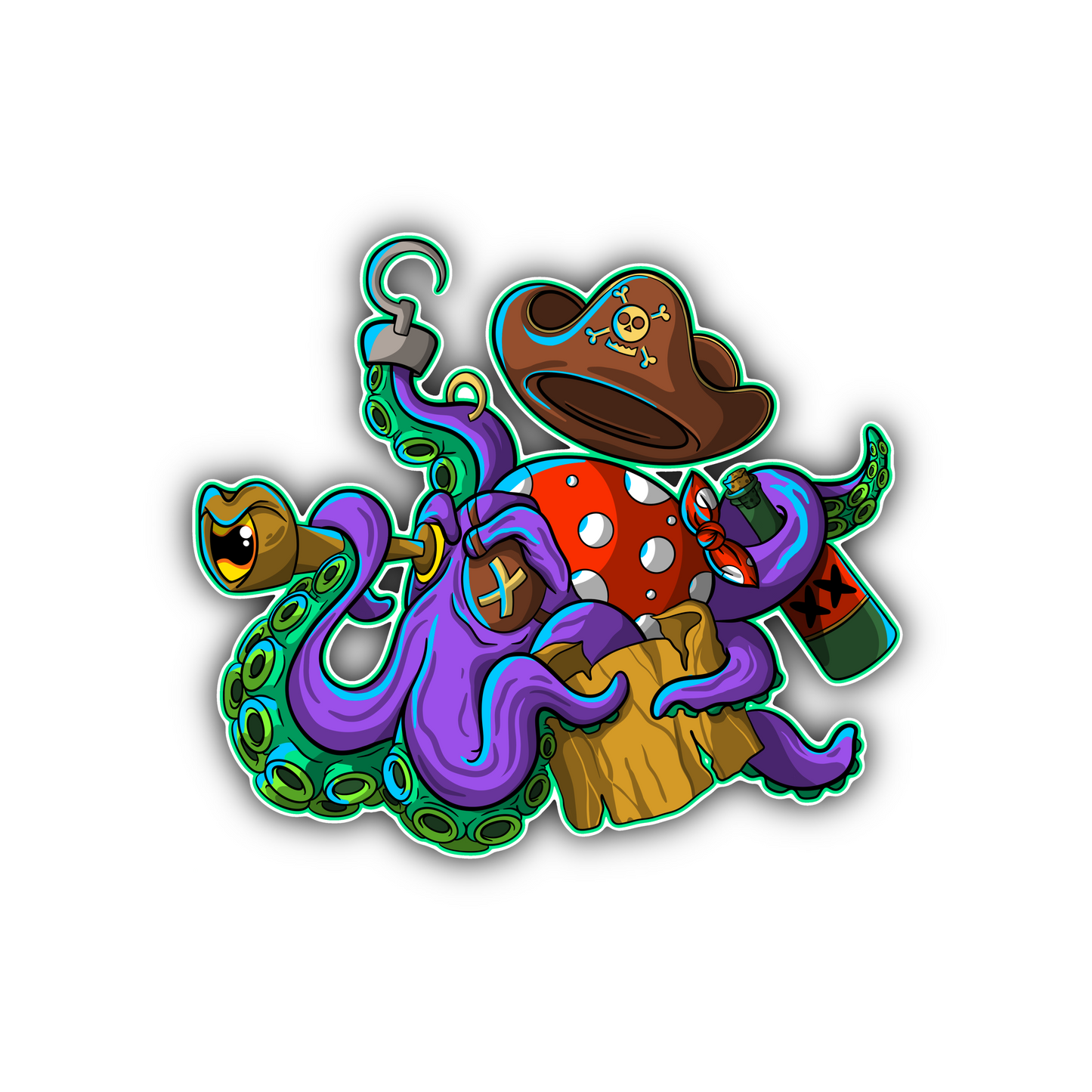 Scurvy Seas Stickers